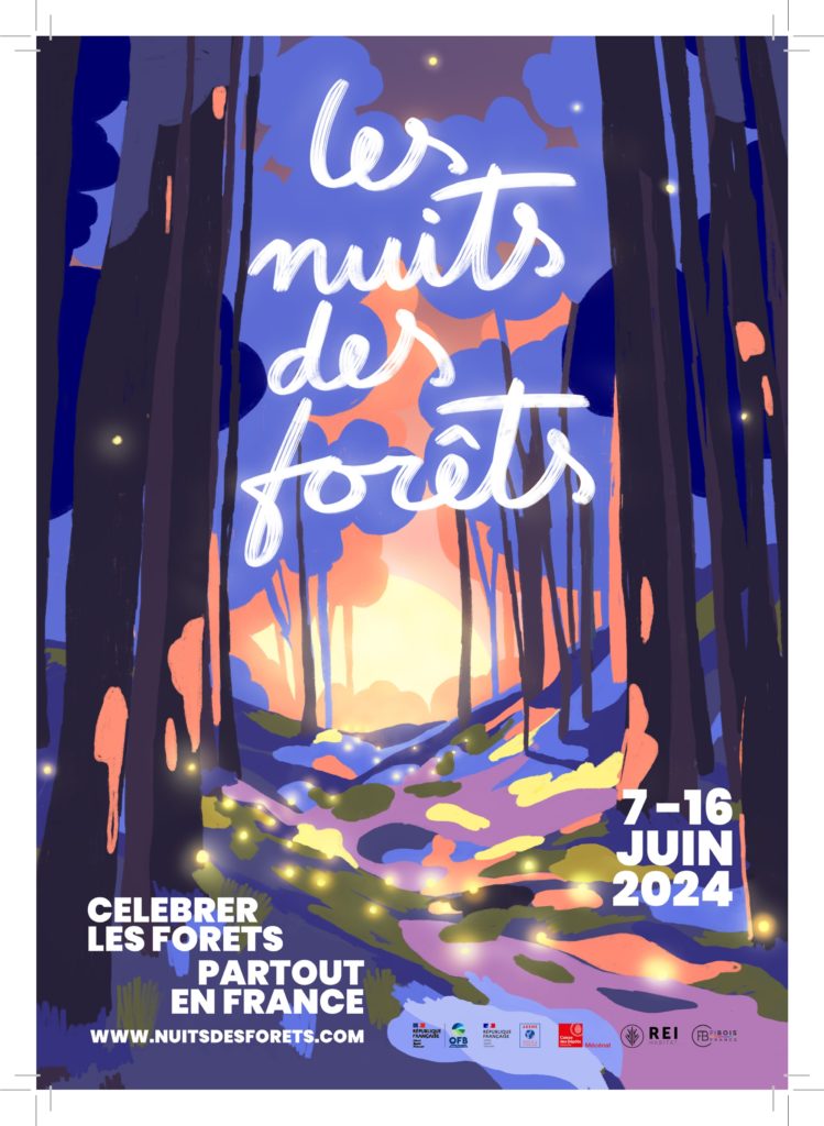 flyer évènement  Nuits des forêts page couverture